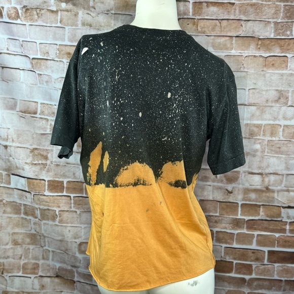 Affliction Women’s Graphic Short Sleeve Cut Out Distressed T-Shirt-Size: S -NWT - Picture 8 of 11